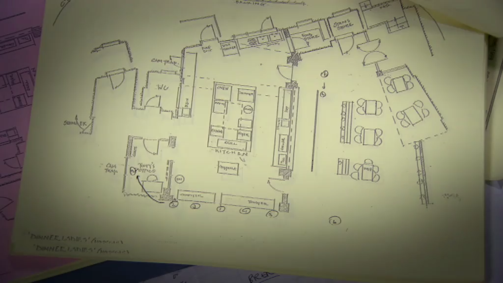 Floorplan of the dinnerladies canteen set